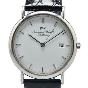IWC Schaffhausen Portofino Men's Watch IW333106 with White Dial and Stainless...